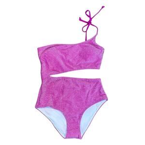 Victoria's Secret NWT Cutout One Piece Sparkly Swimsuit Swim Swimwear Beach